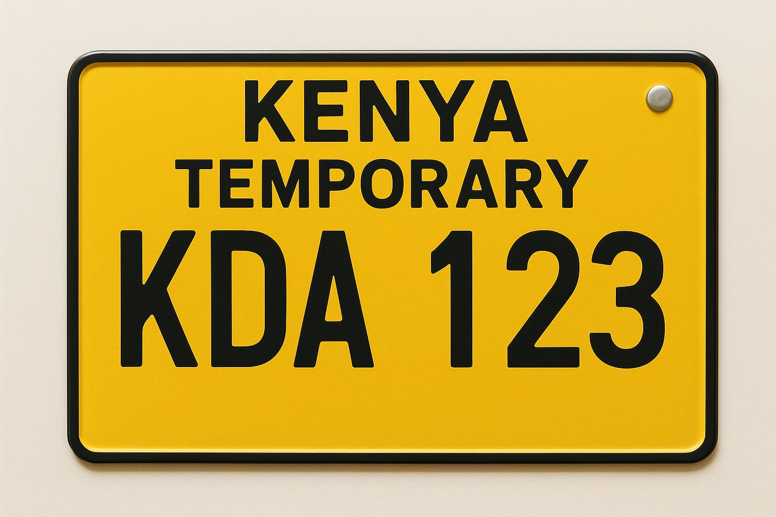 Everything You Need to Know About Temporary Number Plates in Kenya
